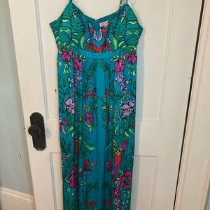 EUC Lilly Pulitzer Joanna Silk Maxi 12 Shake your